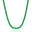 Choker Cristal Esmeralda Ródio Branco