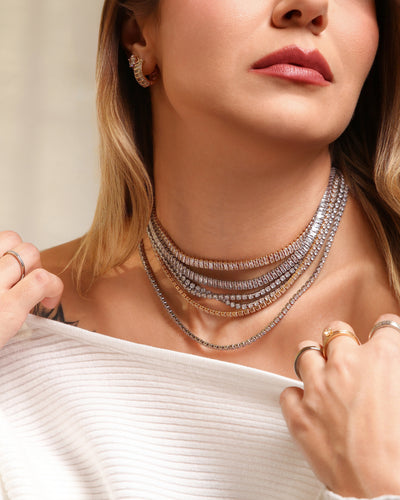 Choker Riviera Cristal - 33 cm