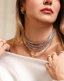 Choker Riviera Cristal - 33 cm