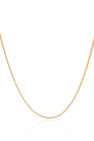 Choker Rabo de Rato Banhado a Ouro 18K