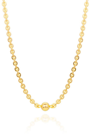 Chocker Corrente Modelo Cartier com Bolinha Lisa