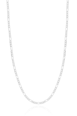 Gargantilha Masculina Grumet 2 mm Ródio Branco - 60 cm