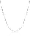 Choker Corações Vazados 3 mm Ródio Branco