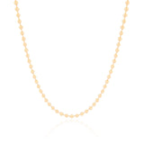 Choker Bolinhas 3 mm Banhado a Ouro 18K