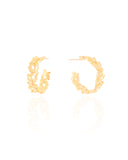Brinco Argola Borboletas 2.1 cm Banhado a Ouro 18K