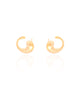 Ear Cuff Gota Lisa 1.7 cm Banhado a Ouro 18K