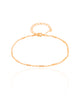 Pulseira Canutilhos 1.0 mm Banhado a Ouro 18K