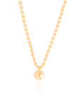 Choker Bolinhas Lisas Banhado a Ouro 18K