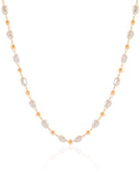 Choker Pérolas e Bolinhas Banhado a Ouro 18K