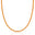 Choker Cristais Champagne Banhado a Ouro 18K