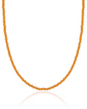 Choker Cristais Champagne Banhado a Ouro 18K