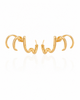 Ear Cuff Quatro Filetes Banhado a Ouro 18K
