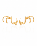 Ear Cuff Quatro Filetes Banhado a Ouro 18K