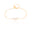 Pulseira Elos Gotas Cristais Banhado a Ouro 18K