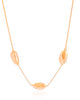 Gargantilha Veneziana Oval Liso Banhado a Ouro 18K - 40 cm