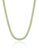 Choker Turmalina Banhado a Ouro 18K