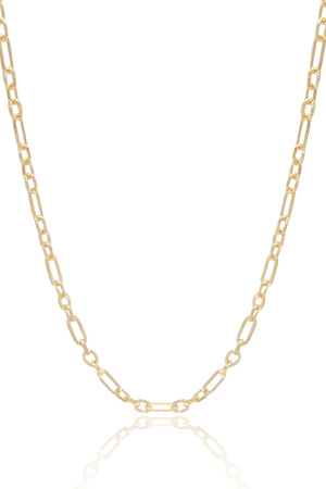 Choker Elos 4 mm Banhado a Ouro 18K