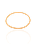 Bracelete Mola Rabo de Rato 3 mm Banhado a Ouro 18K