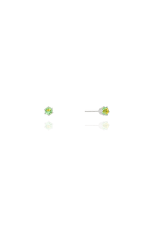 Brinco Ponto de Luz Turmalina 3 mm