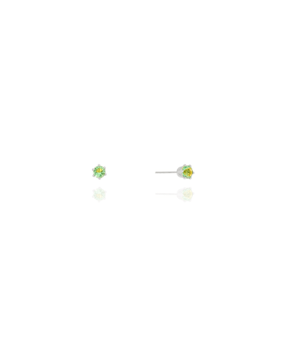 Brinco Ponto de Luz Turmalina 3 mm