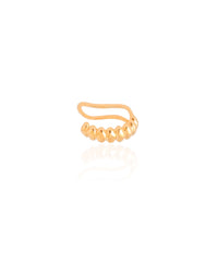 Piercing Gomos Lisos Banhado a Ouro 18K