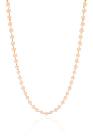 Choker Bolinhas Pêssego 3 mm Banhado a Ouro 18K