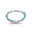 Pulseira Riviera Mix Azul Sky Cravejada Cristal com Fecho Italiano