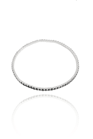 Pulseira Rivieira Preta 2 mm Maleável
