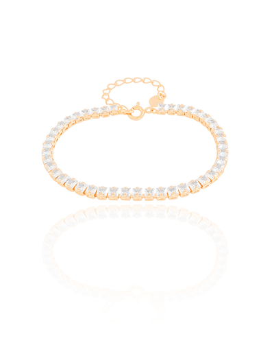Pulseira Riviera Cristal Quadrados
