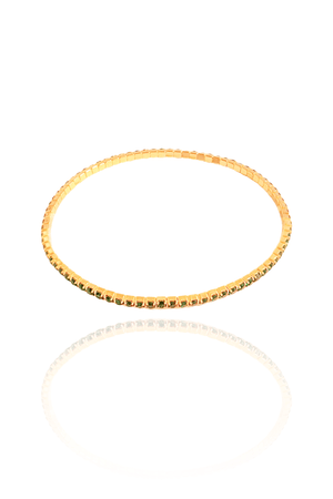 Pulseira Rivieira Esmeralda 2 mm Maleável