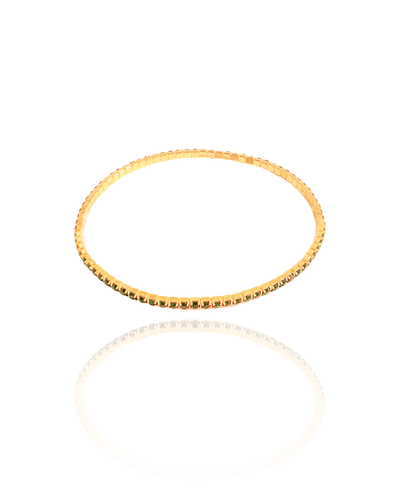 Pulseira Rivieira Esmeralda 2 mm Ajustável