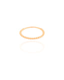 Anel Bolinhas Tamanho 20 Banhado a Ouro 18K