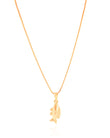Gargantilha Veneziana Peixe 8 mm Banhado a Ouro 18K - 45 cm