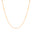 Choker Grumet Achatada Banhado a Ouro 18K - 33 cm