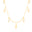 Choker Navetes Zircônia com Cristal Banhado a Ouro 18K