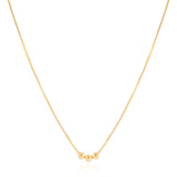 Gargantilha Veneziana Bolinhas Lisas Banhado a Ouro 18K