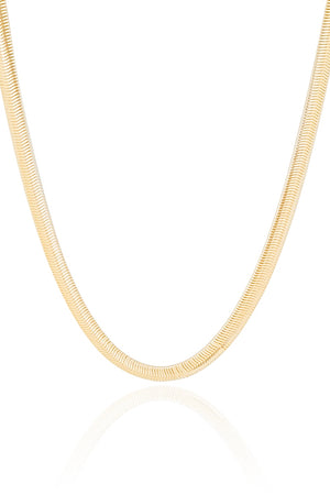 Choker Snake 6 mm Banhado a Ouro 18K