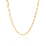 Choker Snake 6 mm Banhado a Ouro 18K