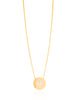 Gargantilha Veneziana Coração Cravejado Cristal Banhado a Ouro 18K - 40 cm