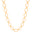 Gargantilha Elos Ovais 9 mm Banhado a Ouro 18K - 40 cm
