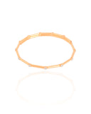 Bracelete Mola Canutilhos Pontos de Luz Cristal Banhado a Ouro 18K