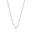 Choker Veneziana Dupla Ponto de Luz Cristal 7 mm Ródio Branco