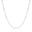 Choker Grumet Achatada Ródio Branco - 33 cm