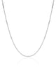 Choker Grumet Achatada Ródio Branco - 33 cm