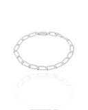 Pulseira Masculina Elos Retangular Alongado