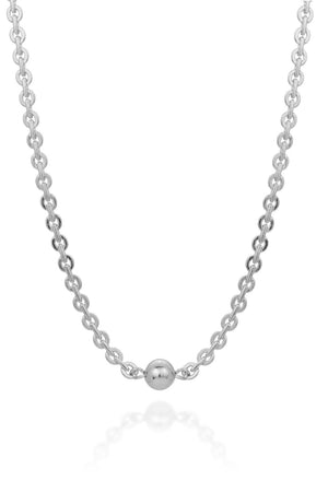 Chocker Corrente Modelo Cartier com Bolinha Lisa