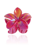 Presilha Flor Rosa Perolada