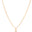 Choker Veneziana Ponto de Luz Cristal Banhado a Ouro 18K - 35 cm