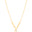 Gargantilha Veneziana Canutilhos Ponto de Luz Cristal Banhado a Ouro 18K - 40 cm