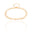 Pulseira Elos Ovais 5 mm Banhado a Ouro 18K